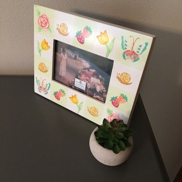Picture Frame spring flowers colorful Macy’s images 3.5 x 5 photo picture - Picture 1 of 16